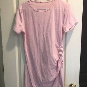pink coverup dress